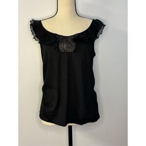 Oscar de la renta black tank size large